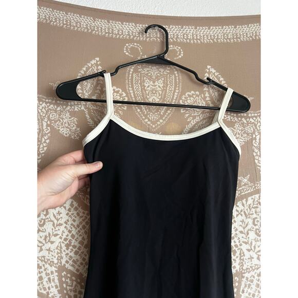 ADANOLA Ultimate Piping Scoop Unitard Jumpsuit Black Scoop Back Size XS - Picture 3 of 5